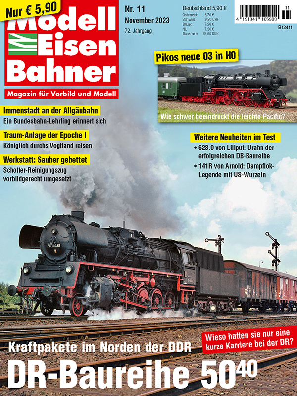 Cover Modelleisenbahner Ausgabe 11/2023