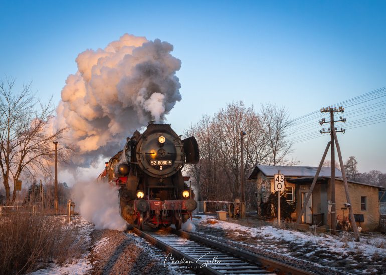 Fototour mit 52 8080 rund um Horka